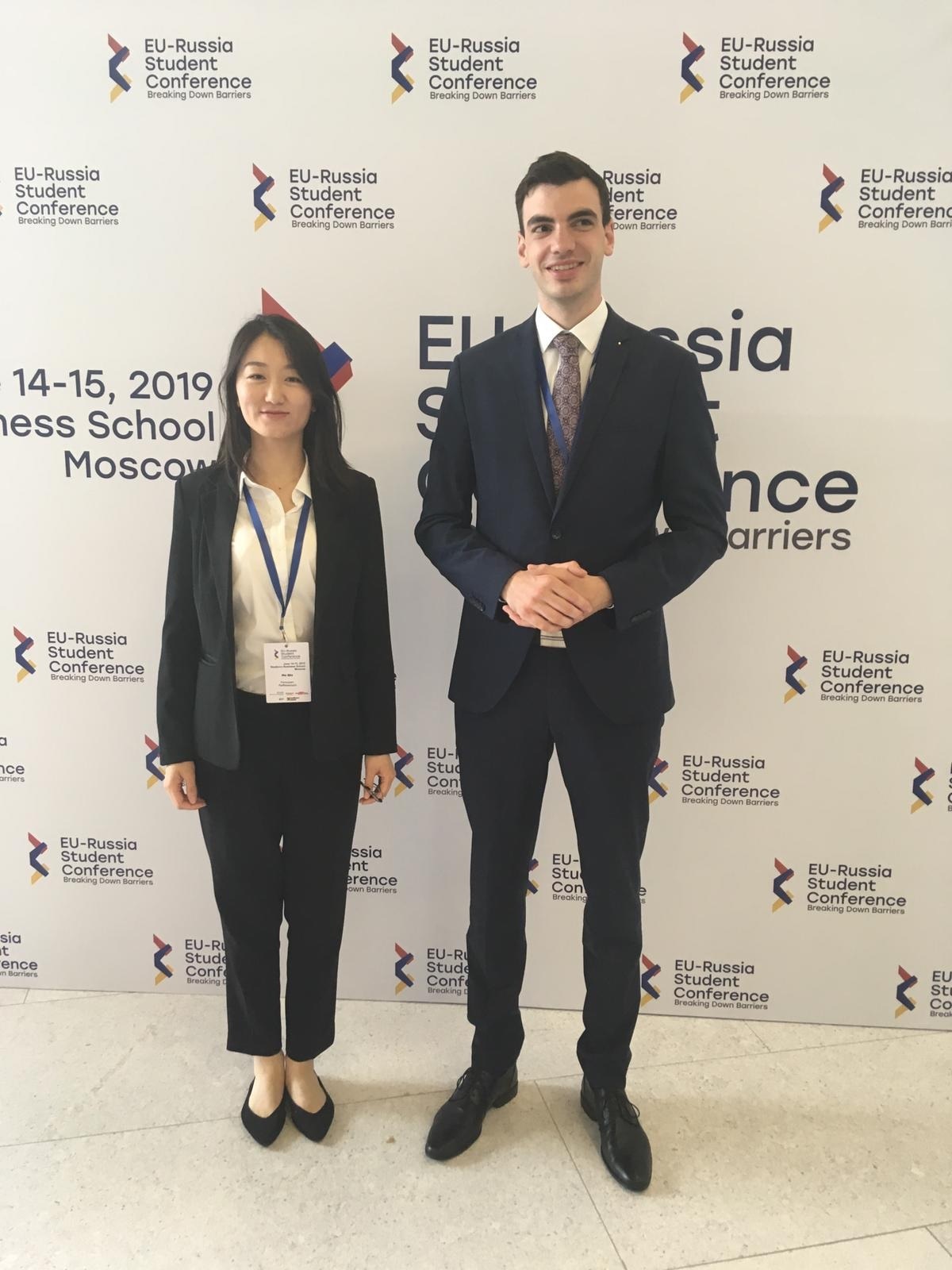 Qin He & Welter Lennart at EU-Russia Conference